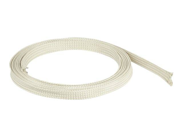 Delock Geflechtschlauch - 2 m - weiß - 2 m x 10 mm - weiß
