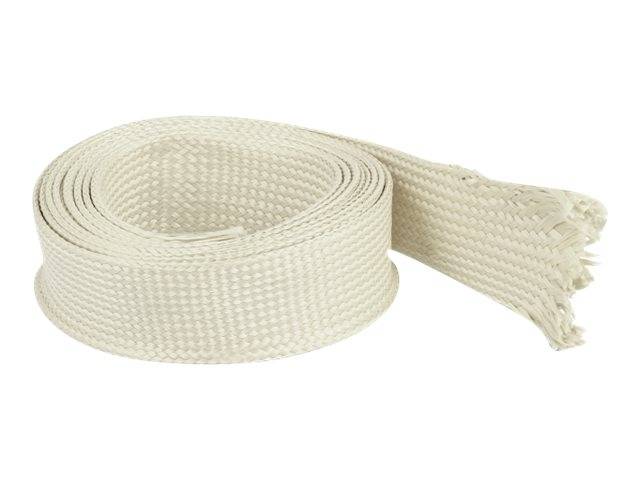 Delock Geflechtschlauch - 2 m - weiß - 2 m x 25 mm - weiß