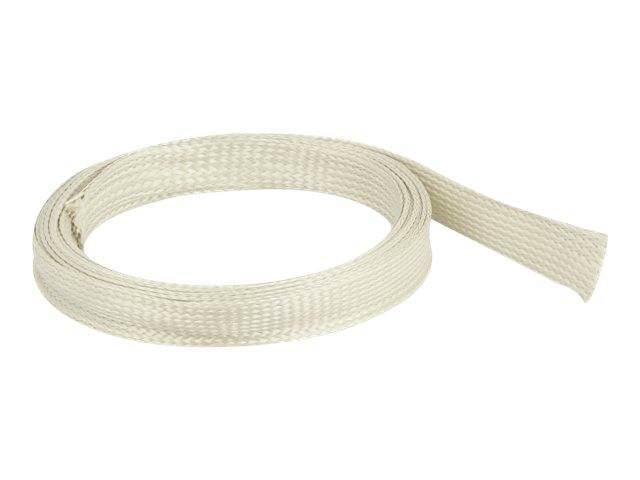 Delock Geflechtschlauch - 2 m - weiß - 2 m x 15 mm - weiß