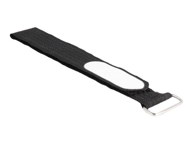Delock Kabelbinder - Klettverschluss, mit Schlaufe und Beschriftungsfeld - 30.5