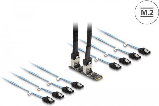Delock Schnittstellenadapter - M.2 2280 - PCIe - M.2 Card