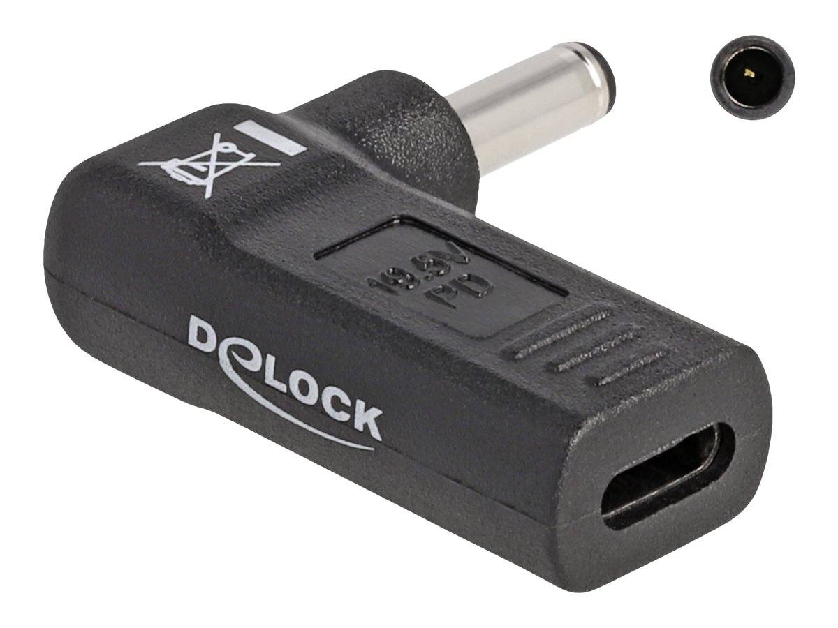 Delock Netzteil - USB-C (W) zu Gleichstromstecker 4,5 x 3,0 mm (M) - 19.5 V - 3