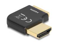 Delock HDMI-Adapter - HDMI männlich nach rechts abgewinkelt zu HDMI weiblich - S