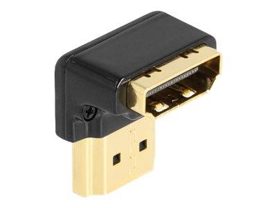 Delock Highspeed - HDMI-Adapter - HDMI männlich zu HDMI weiblich nach unten abge