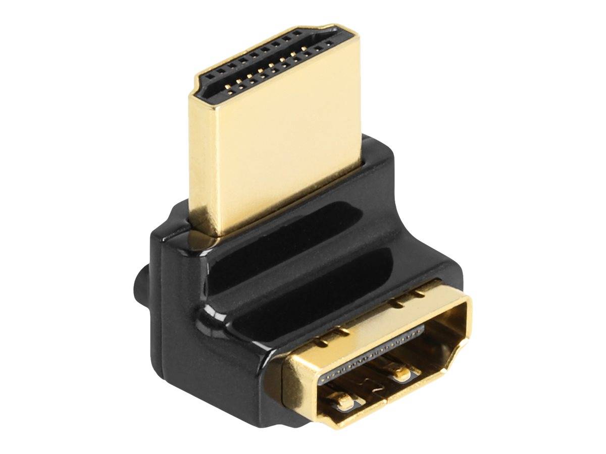 Delock Highspeed - HDMI-Adapter - HDMI männlich zu HDMI weiblich gewinkelt - 2.2