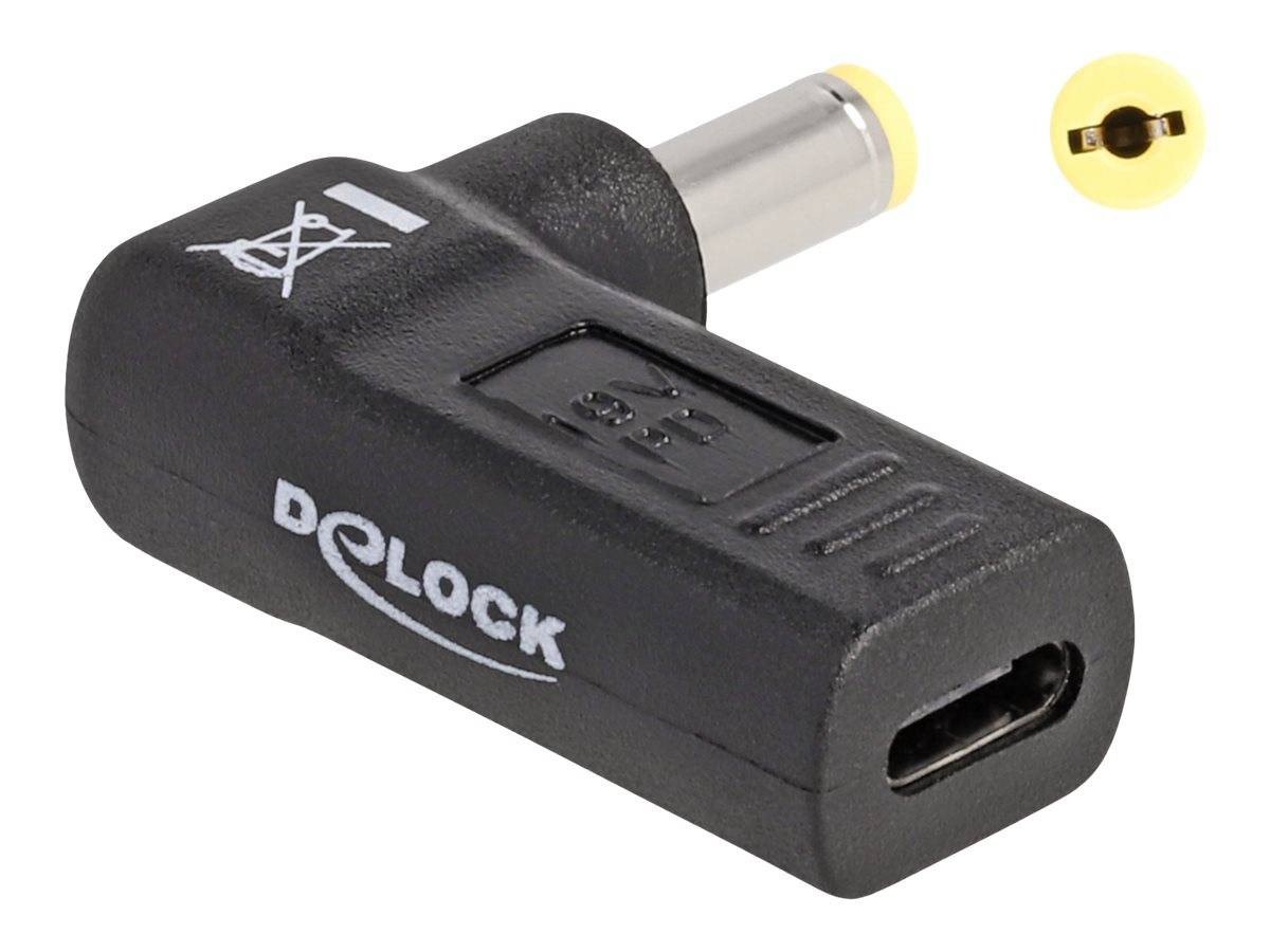 Delock Netzteil - USB-C (W) zu Gleichstromstecker 5,5 x 1,7 mm (M) - 19 V - 3 A
