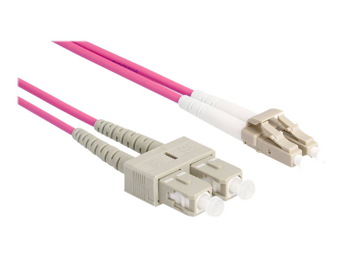 Delock Netzwerkkabel - LC Multi-Mode (M) zu SC multi-mode (M) - 3 m - 3 mm - Gla