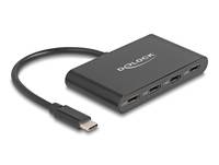 Delock Hub - 10 Gbps - 4 x USB-C 3.2 Gen 2 - Desktop