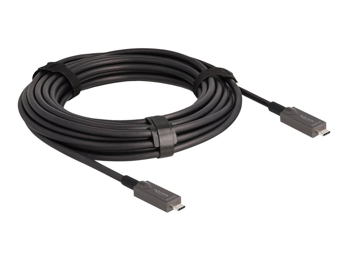 Delock USB-Kabel - 24 pin USB-C (M) zu 24 pin USB-C (M) - USB 3.2 Gen 2 / Displa
