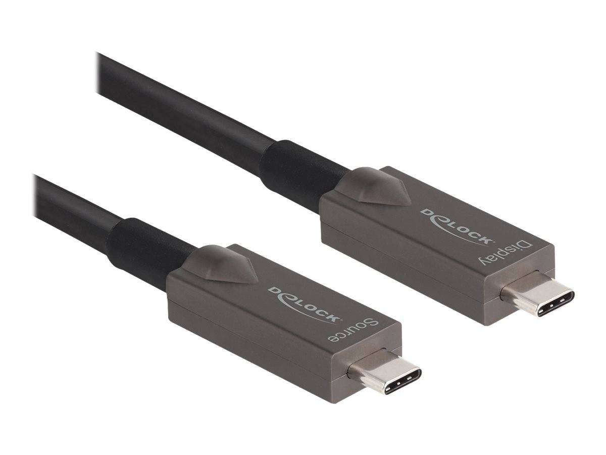 Delock USB-Kabel - 24 pin USB-C (M) zu 24 pin USB-C (M) - USB 3.2 Gen 2 / Displa
