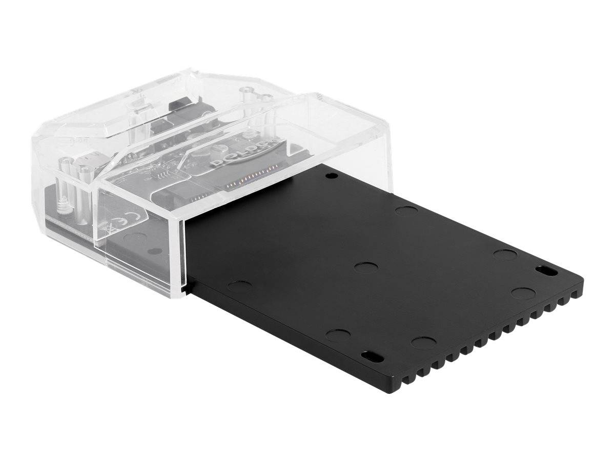 Delock HDD / SSD Dockingstation Schächte: 1 - 2.5" (6.4 cm) - SATA 6Gb/s - USB-C