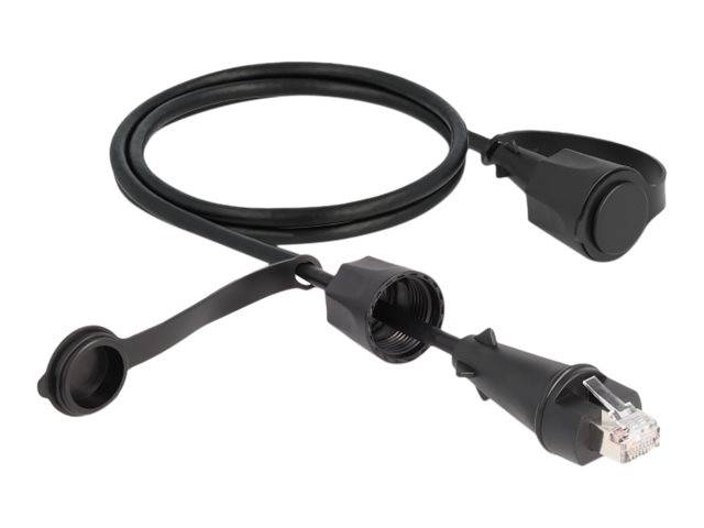 Delock Patch-Kabel - RJ-45 (M) zu RJ-45 (M) - 1 m - 6 mm - STP - CAT 6 - im Frei