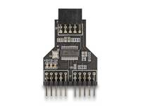 Delock USB-Adapter - 9-poliger USB-Header (W) - zu 9-poliger USB-Header (M) - US