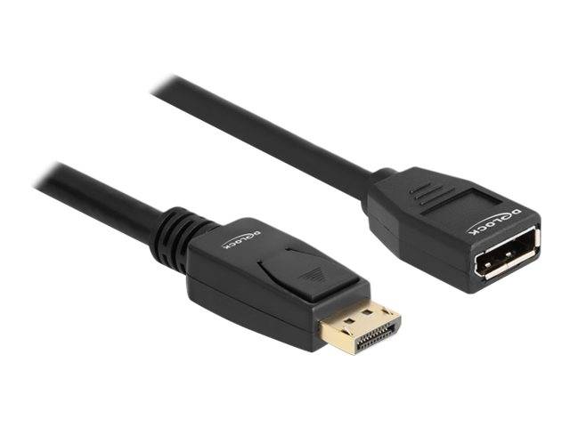 Delock DisplayPort-Verlängerungskabel - DisplayPort (M) - zu DisplayPort (W) - D