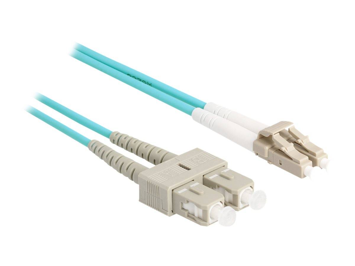 Delock Netzwerkkabel - LC Multi-Mode (M) zu SC multi-mode (M) - 1 m - 3 mm - Gla