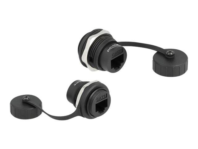 Delock Einrastmodul - CAT6 with protective dust cap IP67 dust and waterproof - R
