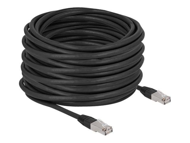 Delock Patch-Kabel - RJ-45 (M) zu RJ-45 (M) - 20 m - 7 mm - S/FTP - CAT 6a - hal