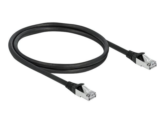 Delock Patch-Kabel - RJ-45 (M) zu RJ-45 (M) - 1 m - 6 mm - S/FTP - CAT 6a - im F