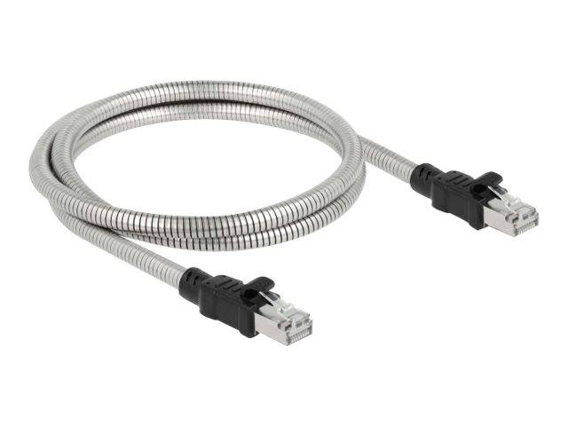 Delock Patch-Kabel - RJ-45 (M) zu RJ-45 (M) - 3 m - 7.8 mm - U/FTP - CAT 6a - ha