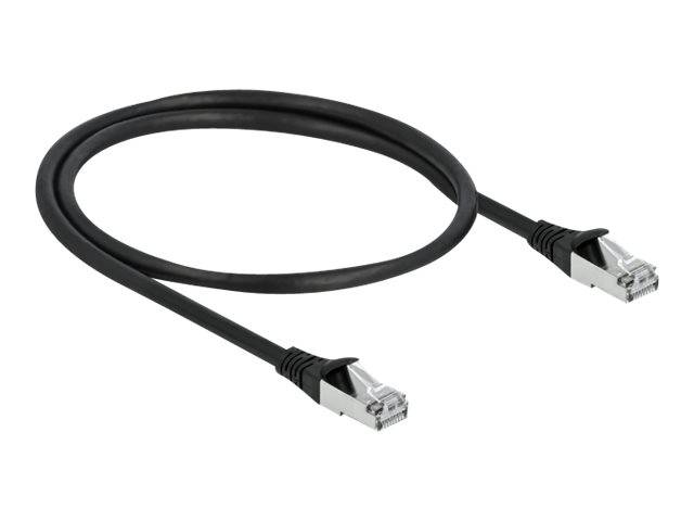 Delock Patch-Kabel - RJ-45 (M) zu RJ-45 (M) - 50 cm - 6 mm - S/FTP - CAT 6a - ge