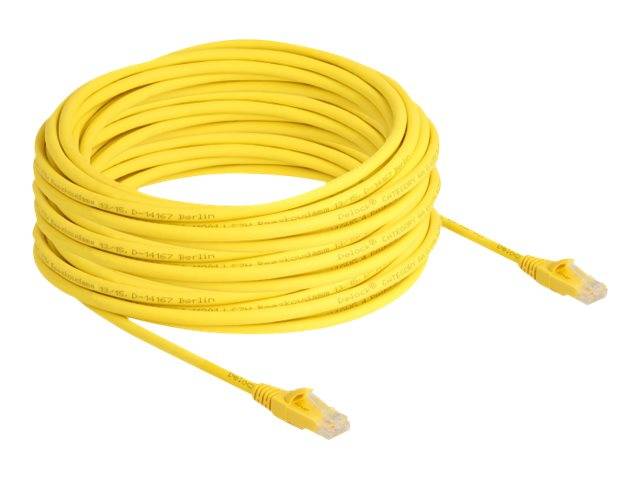 Delock Patch-Kabel - RJ-45 (M) zu RJ-45 (M) - 15 m - 6.1 mm - UTP - CAT 6a - hal
