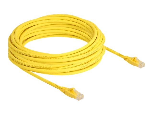 Delock Patch-Kabel - RJ-45 (M) zu RJ-45 (M) - 10 m - 6.1 mm - UTP - CAT 6a - hal