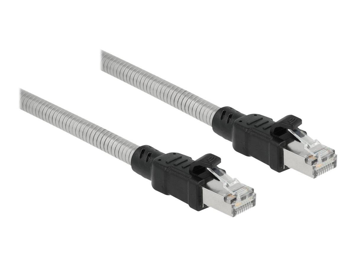 Delock Patch-Kabel - RJ-45 (M) zu RJ-45 (M) - 5 m - 7.8 mm - U/FTP - CAT 6a - ha