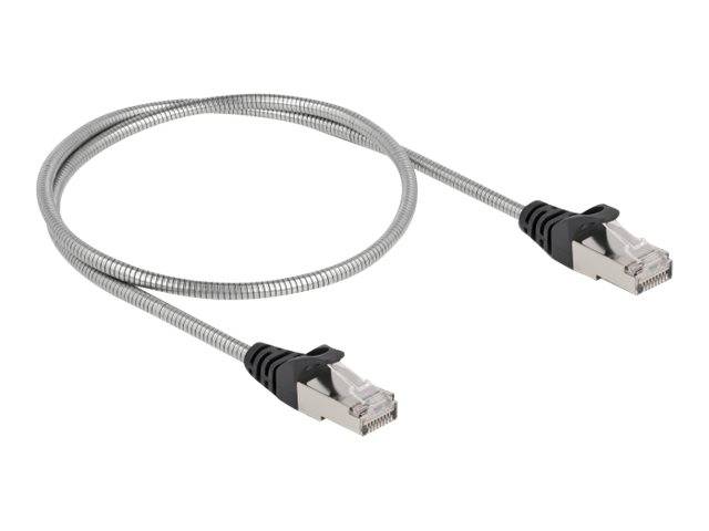Delock Patch-Kabel - RJ-45 (M) zu RJ-45 (M) - 50 cm - 4.9 mm - U/FTP - CAT 6a -