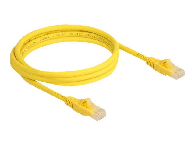 Delock Patch-Kabel - RJ-45 (M) zu RJ-45 (M) - 2 m - 6.1 mm - UTP - CAT 6a - halo