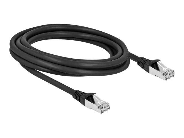 Delock Patch-Kabel - RJ-45 (M) zu RJ-45 (M) - 3 m - 6 mm - S/FTP - CAT 6a - im F