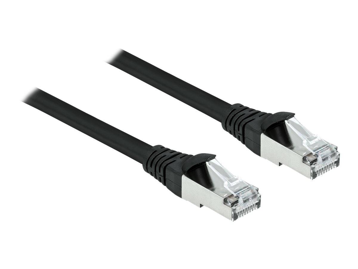 Delock Patch-Kabel - RJ-45 (M) zu RJ-45 (M) - 2 m - 6 mm - S/FTP - CAT 6a - gefo