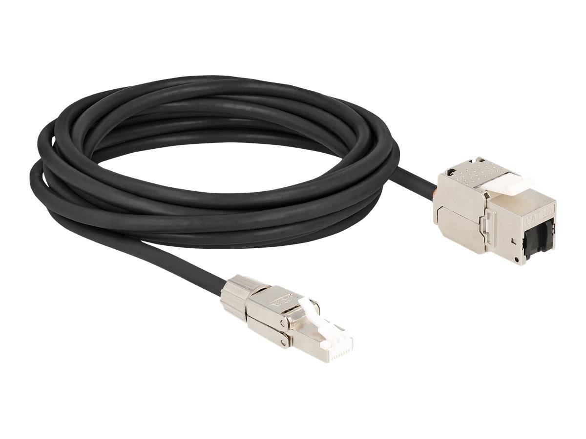 Delock Netzwerkverlängerungskabel - RJ-45 (W) - zu RJ-45 (M) - 5 m - S/FTP - CAT