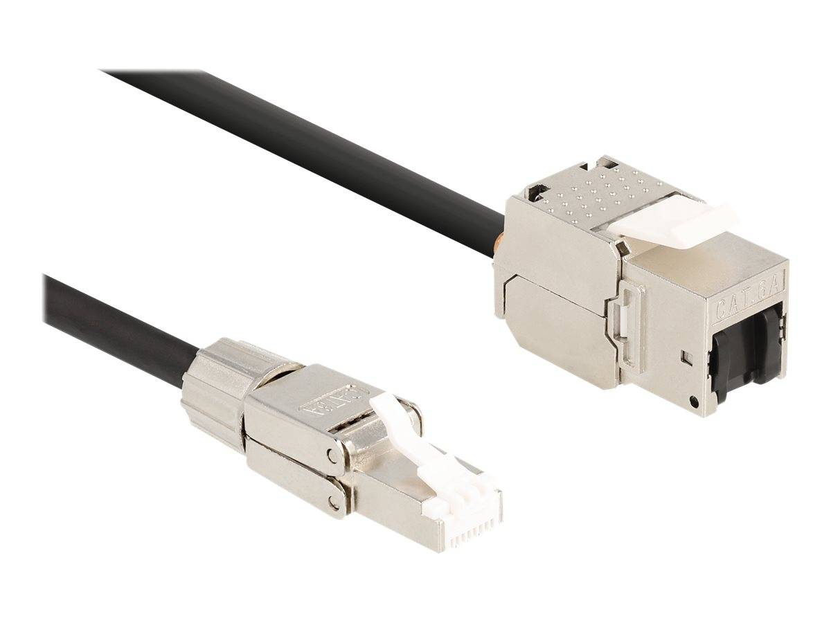 Delock Netzwerkverlängerungskabel - RJ-45 (M) - zu RJ-45 (W) Keystone - 2 m - 6