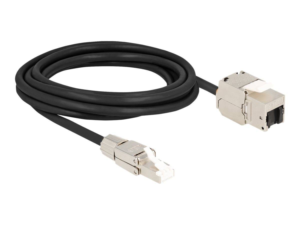 Delock Netzwerkverlängerungskabel - RJ-45 (W) - zu RJ-45 (M) - 3 m - S/FTP - CAT