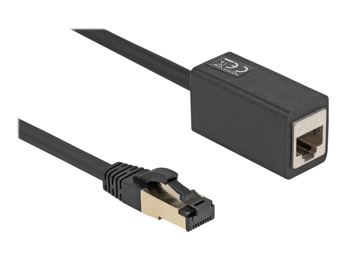 Delock Netzwerkverlängerungskabel - RJ-45 (M) - zu RJ-45 (W) - 1 m - 6 mm - S/FT