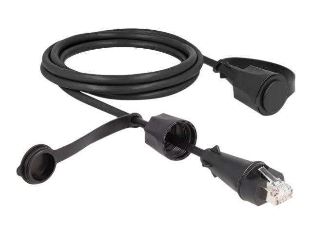 Delock Patch-Kabel - RJ-45 (M) zu RJ-45 (M) - 2 m - 6 mm - STP - CAT 6 - im Frei