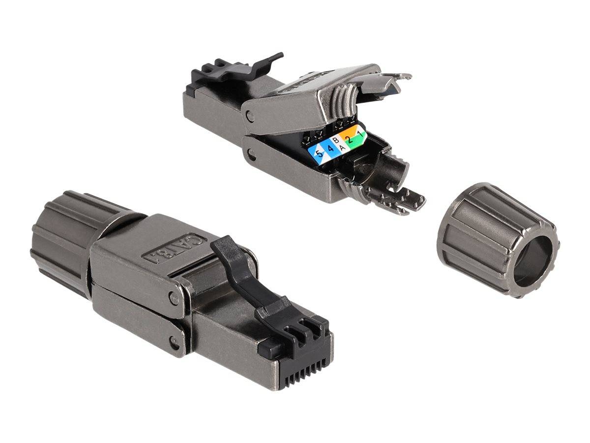 Delock Netzwerkanschluss - RJ-45 (M) - STP - CAT 8.1