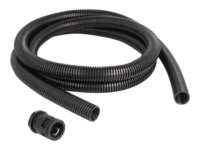Delock Wellrohr - 21.2 mm - 2 m - Schwarz - 2 m x 21.2 mm - IP67 - schwarz