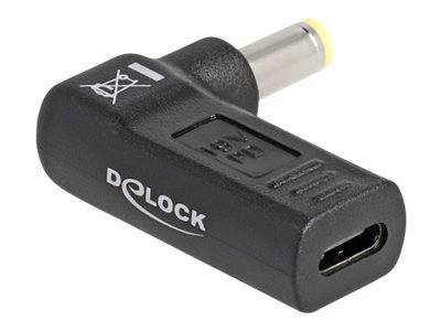 Delock Netzteil - USB-C (W) zu Gleichstromstecker 5,5 x 2,5 mm (M) - 19 V - 3 A