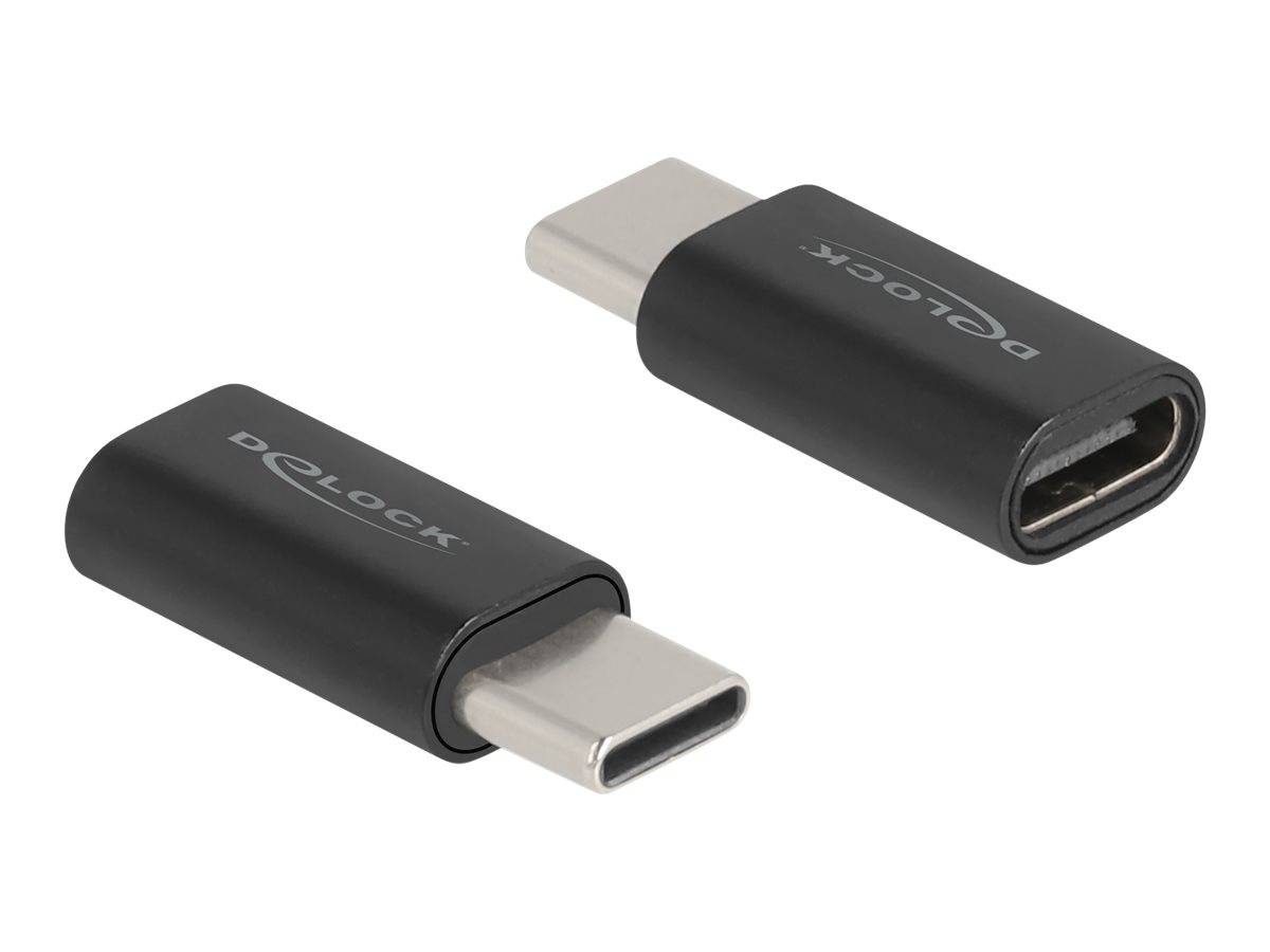 Delock USB-Adapter - 24 pin USB-C (M) zu 24 pin USB-C (W) - USB 3.2 Gen 2 - 20 V