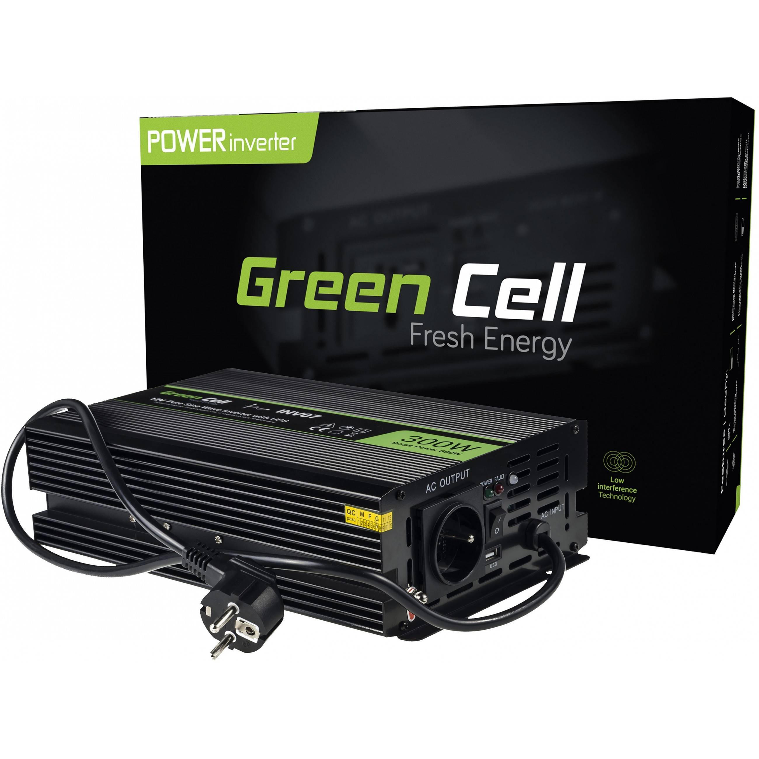 Green Cell INV07 power adapter/inverter Energie & USV USV & Stromversorgung