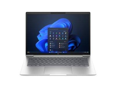 Ein silberner Laptop mit Windows-Betriebssystem, auf dessen Bildschirm das Startmenü mit verschiedenen App-Symbolen zu sehen ist.