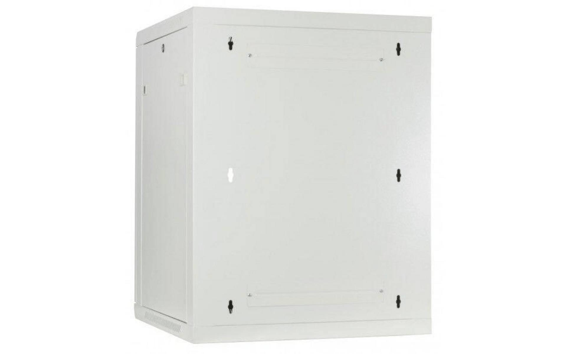 DSIT Danicom - 22 HE Serverschrank, Wandgehäuse mit Glastür (BxTxH) 600 x 600 x 1100mm weiß
