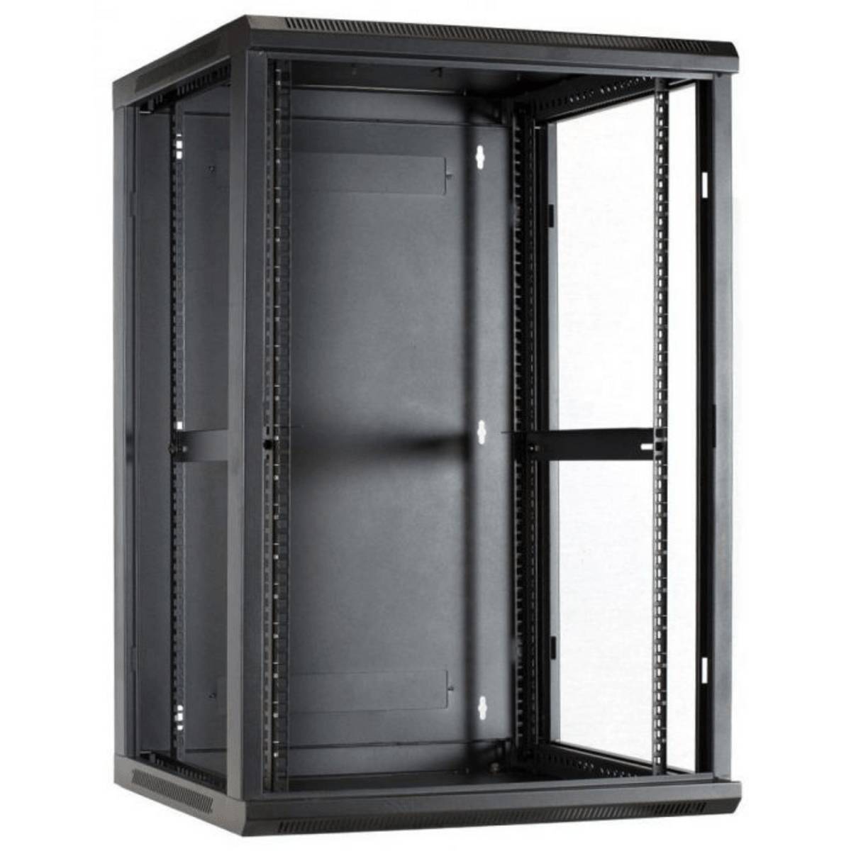 DSIT Danicom - 27 HE Serverschrank, Wandgehäuse mit Glastür (BxTxH) 600 x 600 x 1300mm