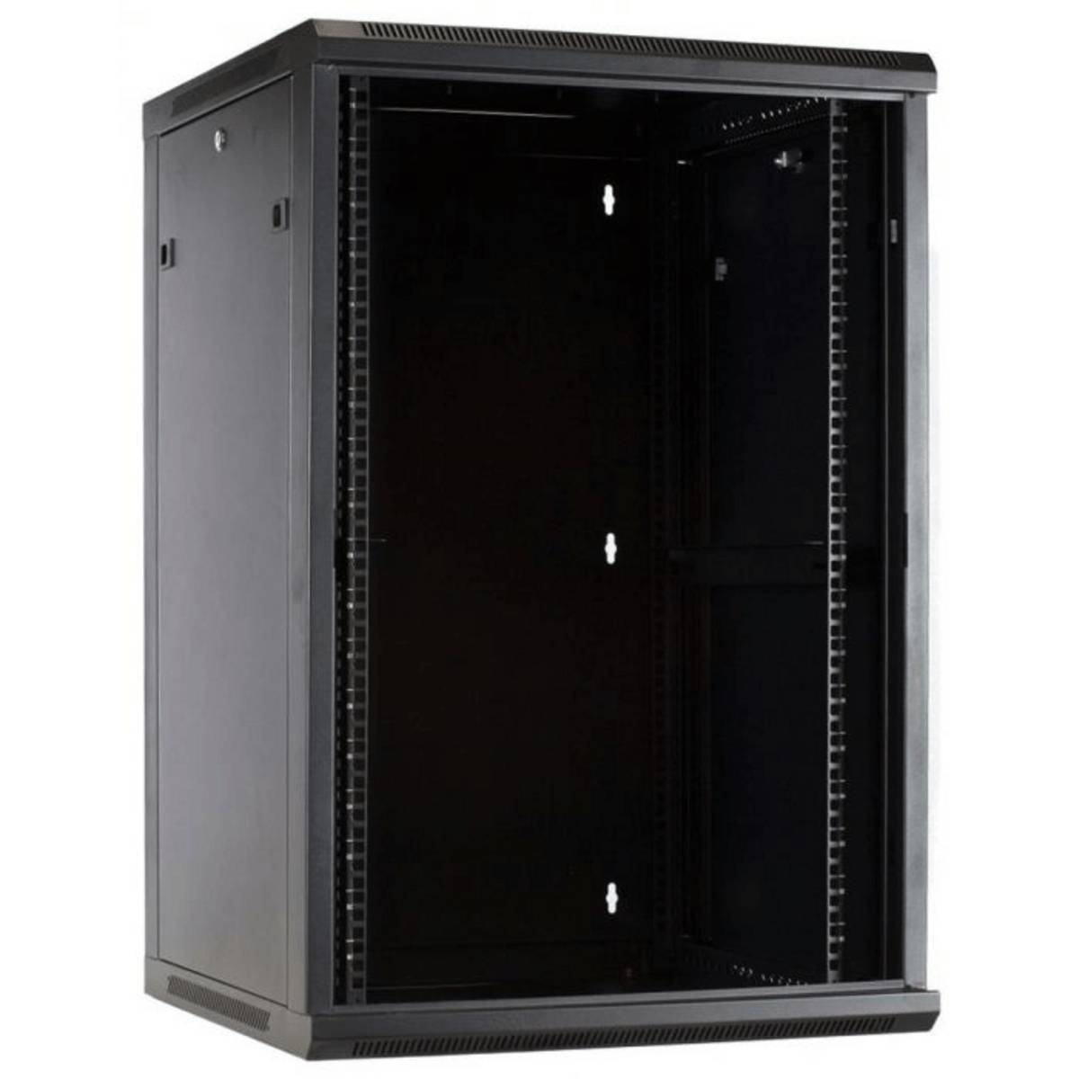 DSIT Danicom - 27 HE Serverschrank, Wandgehäuse mit Glastür (BxTxH) 600 x 600 x 1300mm