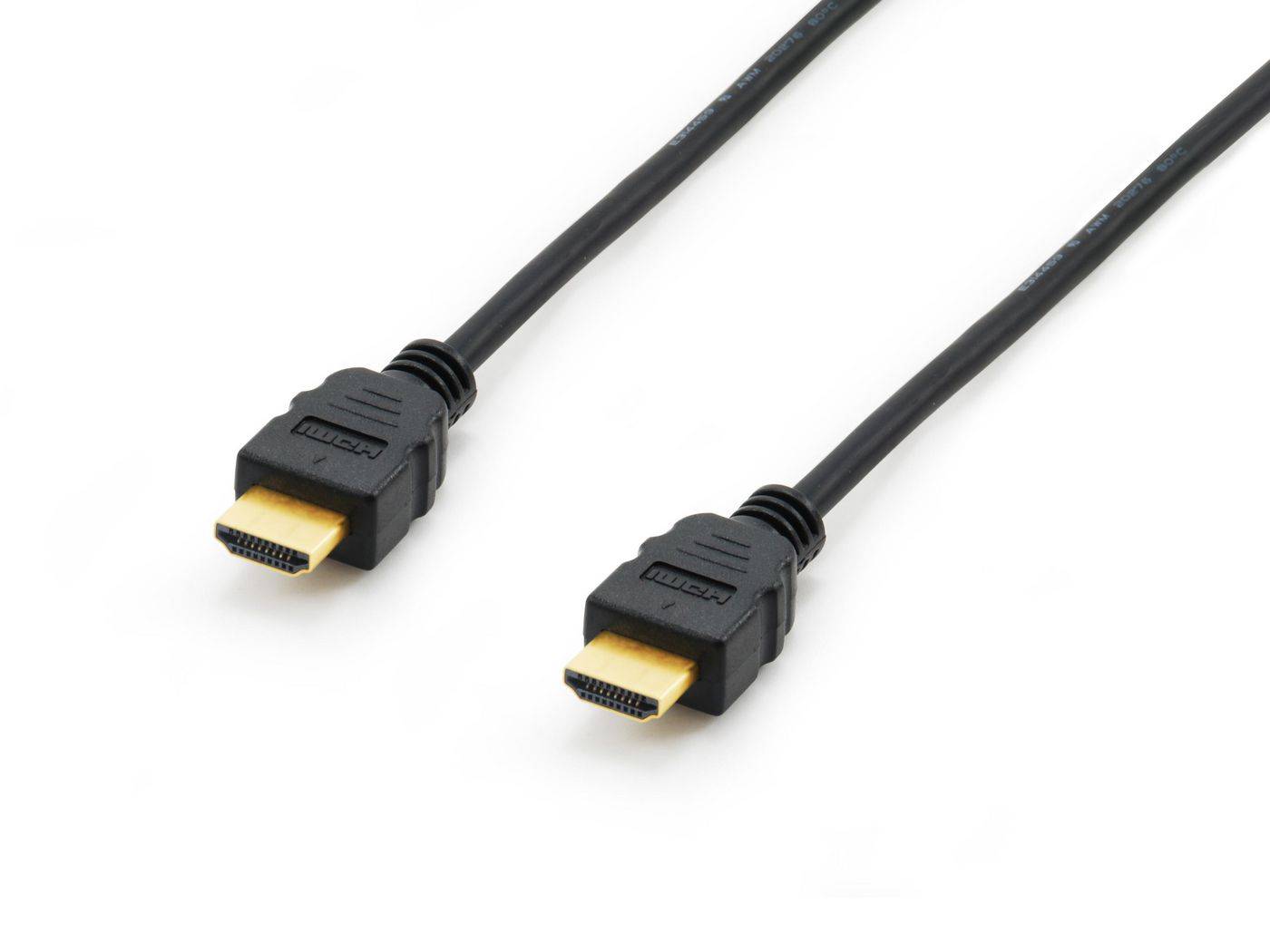 Equip Highspeed - HDMI-Kabel mit Ethernet - HDMI männlich zu HDMI männlich - 1.8