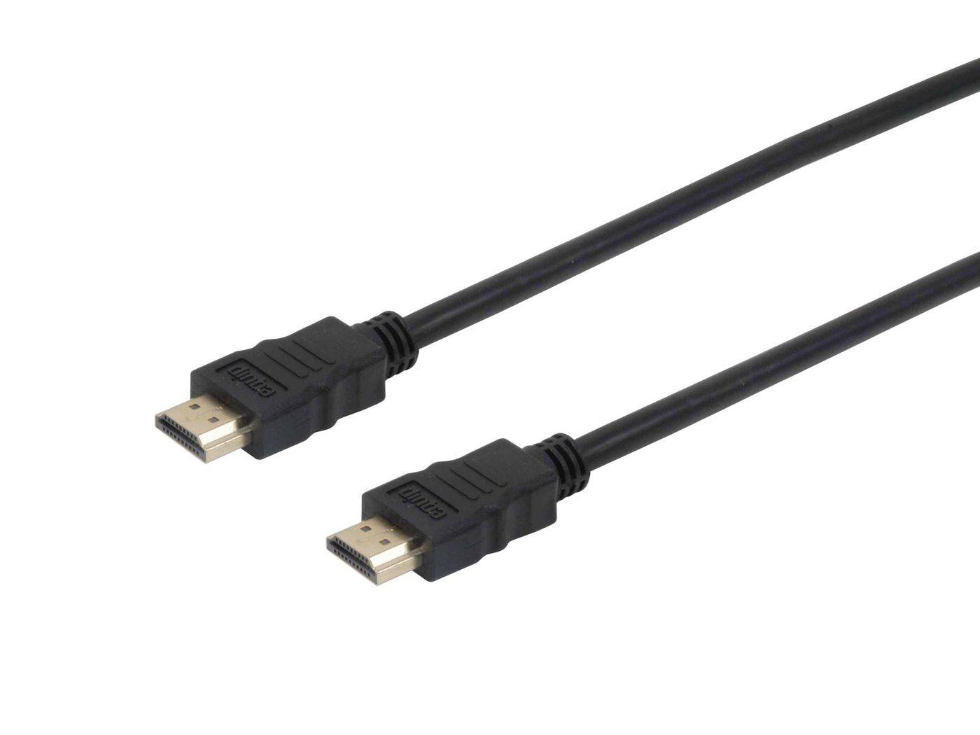 Equip Highspeed - HDMI-Kabel mit Ethernet - HDMI männlich zu HDMI männlich - 1.8
