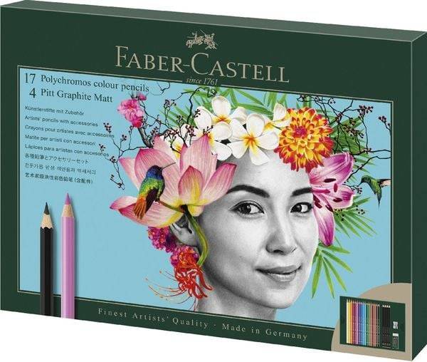 FABER-CASTELL Polychromos & Pitt Graphite Matt 23er
