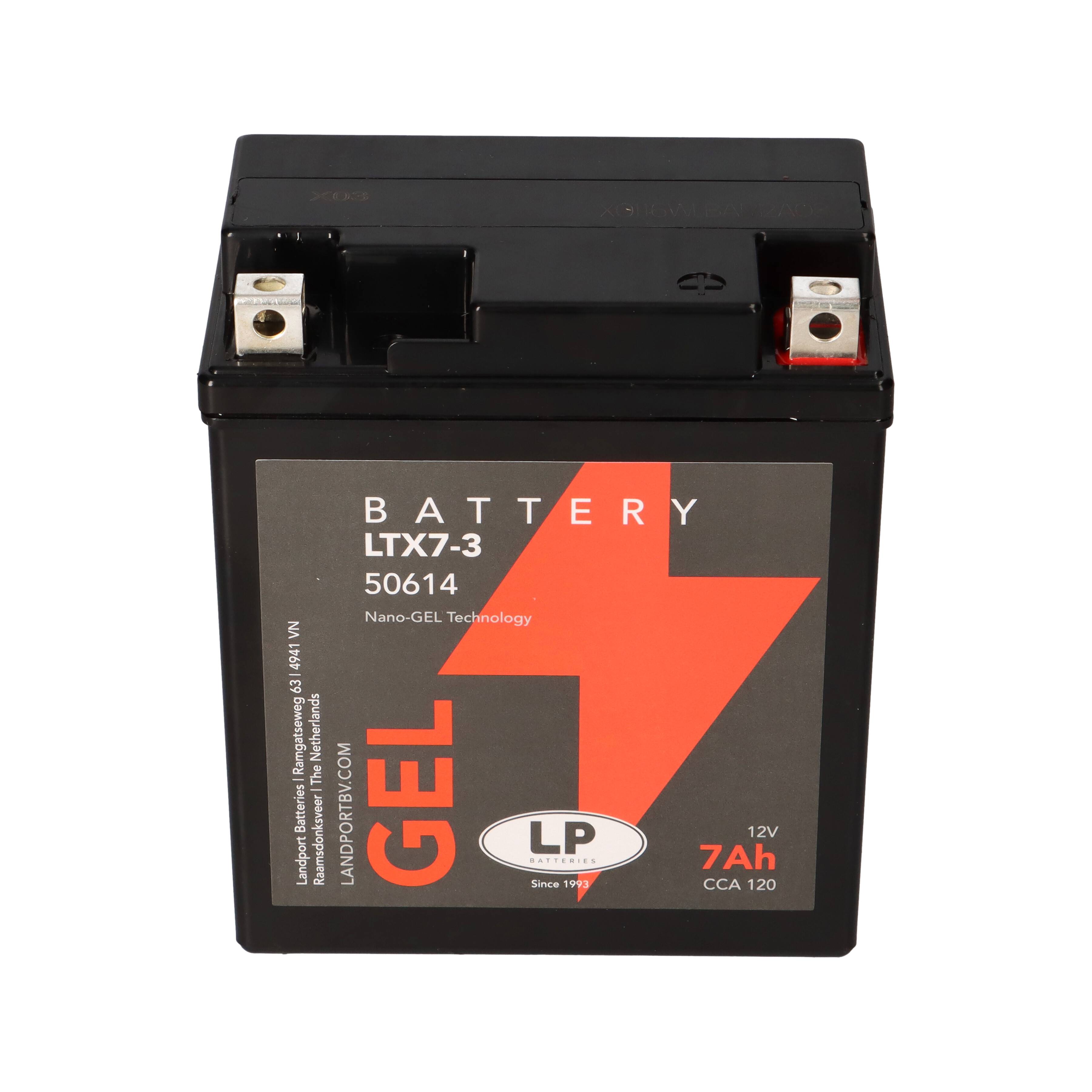 Batterie 12V 7Ah für Motorrad Startbatterie MG LTX7-3