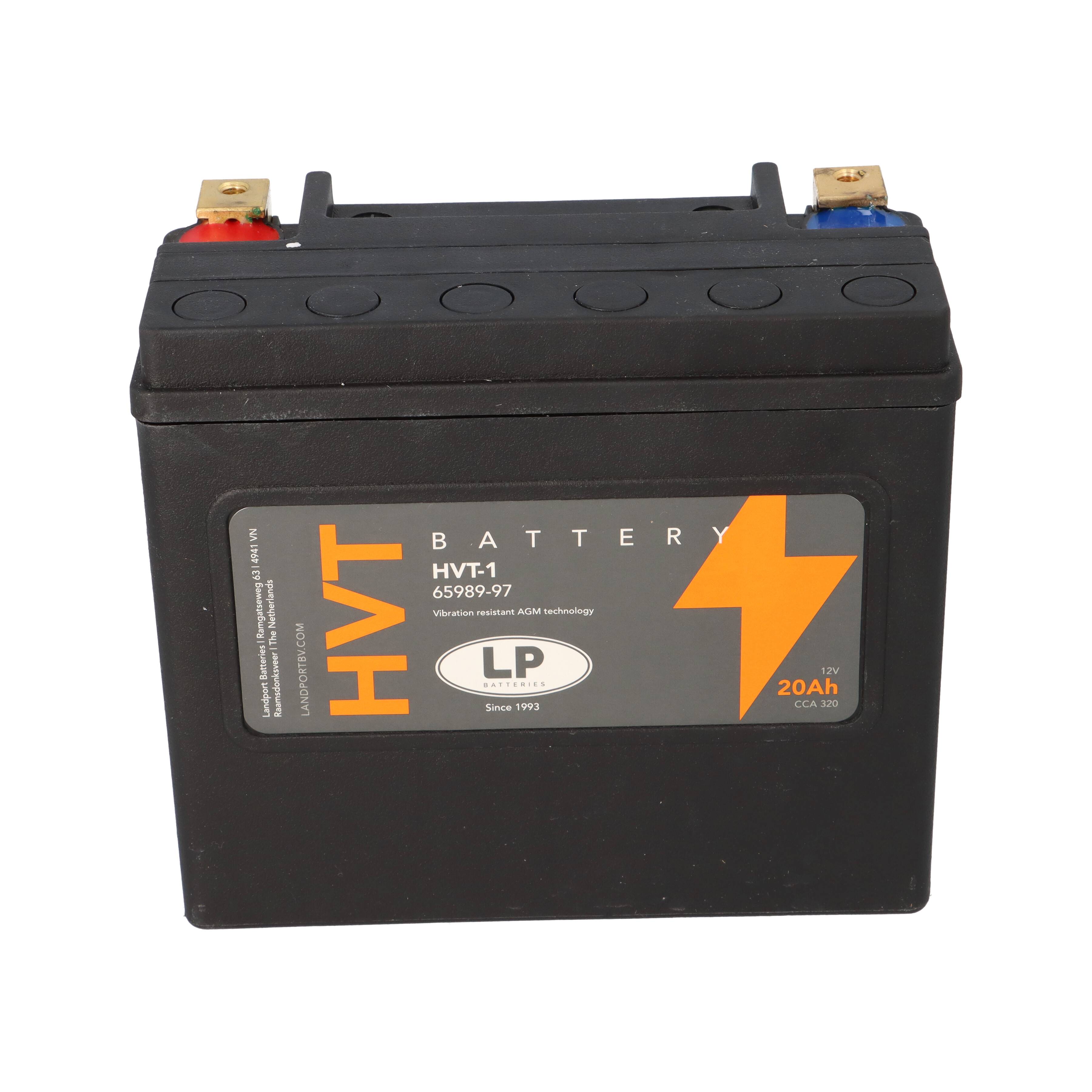 Batterie Nano-Gel 12V 20Ah für Motorrad Startbatterie MH HVT-1
